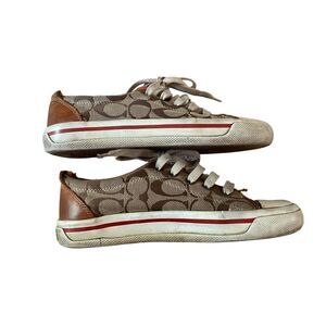 Vintage Y2K Coach Barrett Tennis Shoes Sneakers Preppy Designer Everyday Casual